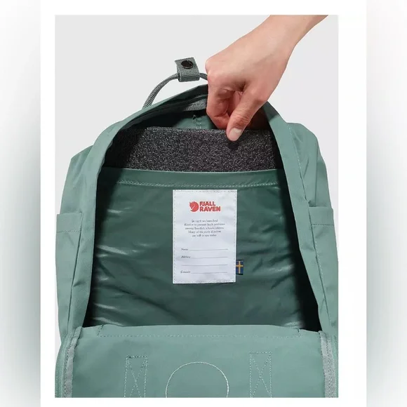 Fjallraven Kanken Frost Green Backpack - Picture 3 of 16